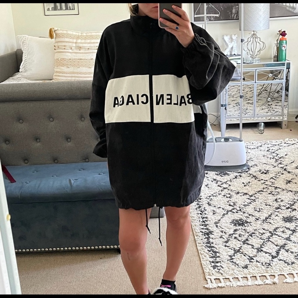 Balenciaga windbreaker/denim jacket
